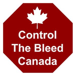 Control the bleed canada logo