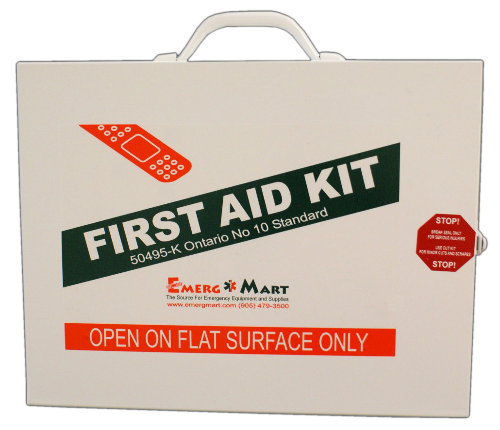 50495-K Ontario No 10 Standard First Aid Kit (Metal)