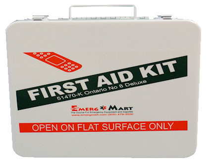 51470-K Ontario No 8 Deluxe First Aid Kit (Metal)