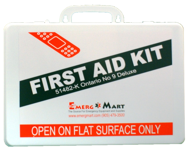 51482-K Ontario No 9 Deluxe First Aid Kit (Plastic)