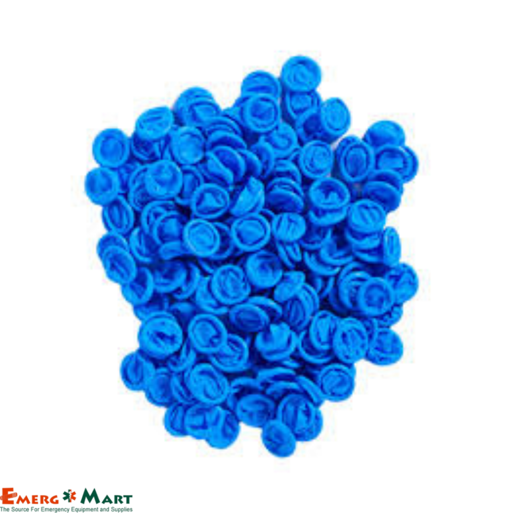 10288-G Blue Latex Finger Cots (1000/Package)