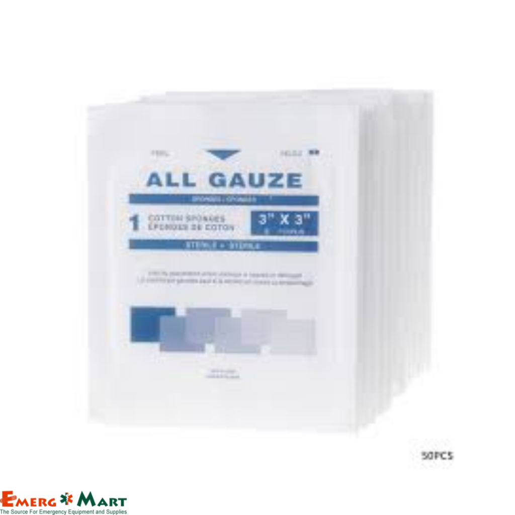 14024-G Sterile Gauze Pads 4" x 4" (25/Bag)